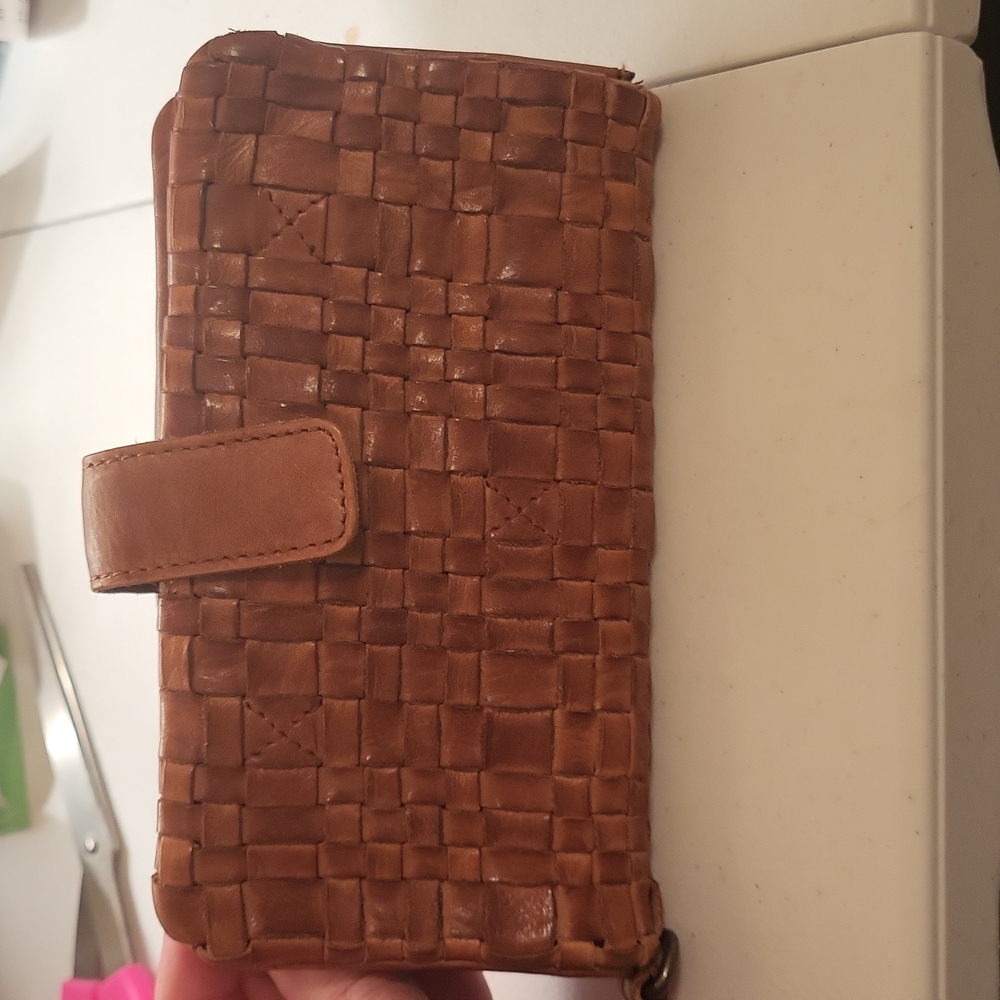 Vilenca Holland brown leather wallet